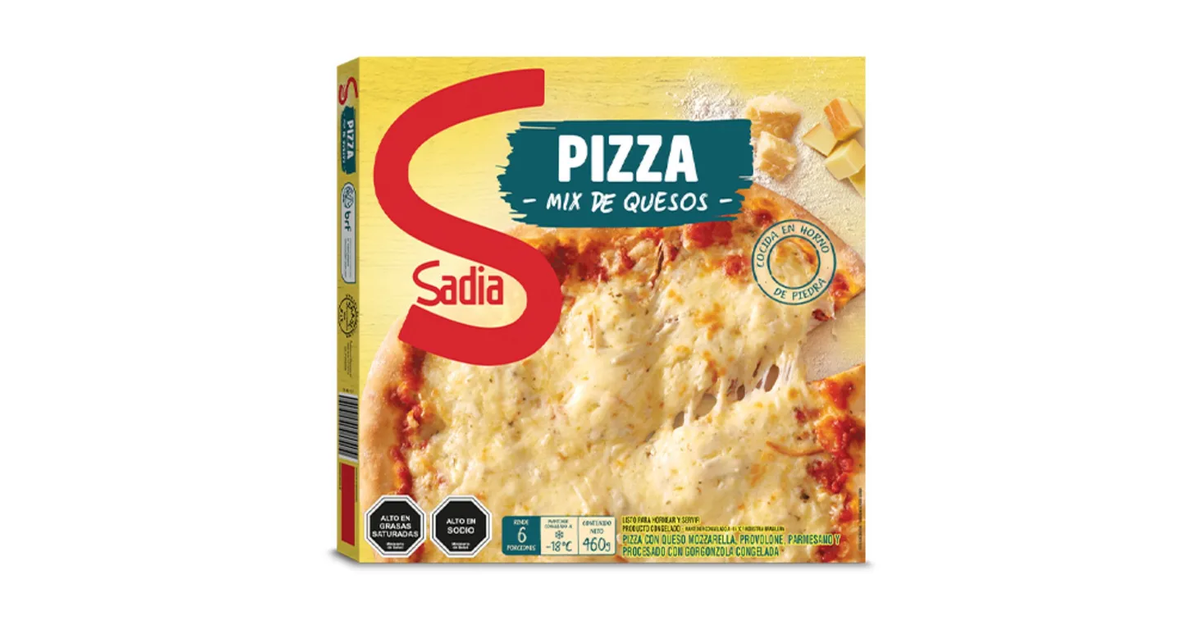 SADIA Pizza Mix Quesos Congelada (460 g.) | SoloTodo.cl