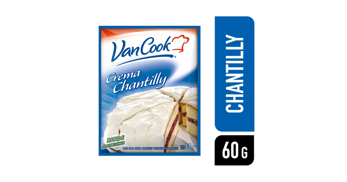 Van Cook Crema chantilly clásica (60 g.) | SoloTodo.cl