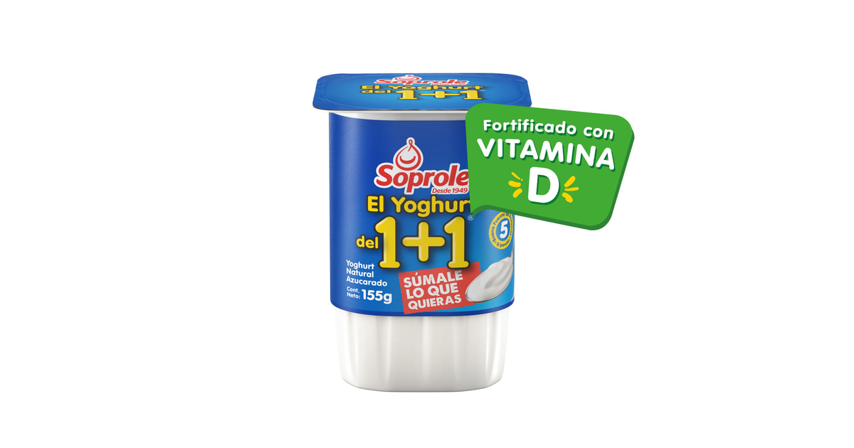 Soprole Yoghurt 1+1 pote (155 g.) | SoloTodo.cl
