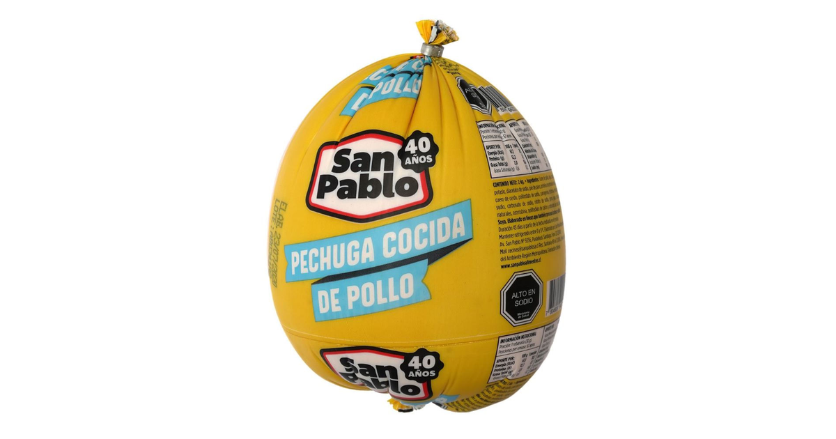 San Pablo Pechuga cocida pollo pieza granel (2000 g.) | SoloTodo.cl