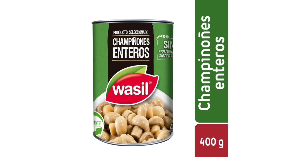 WASIL Champiñones Enteros (400 g.) | SoloTodo.cl