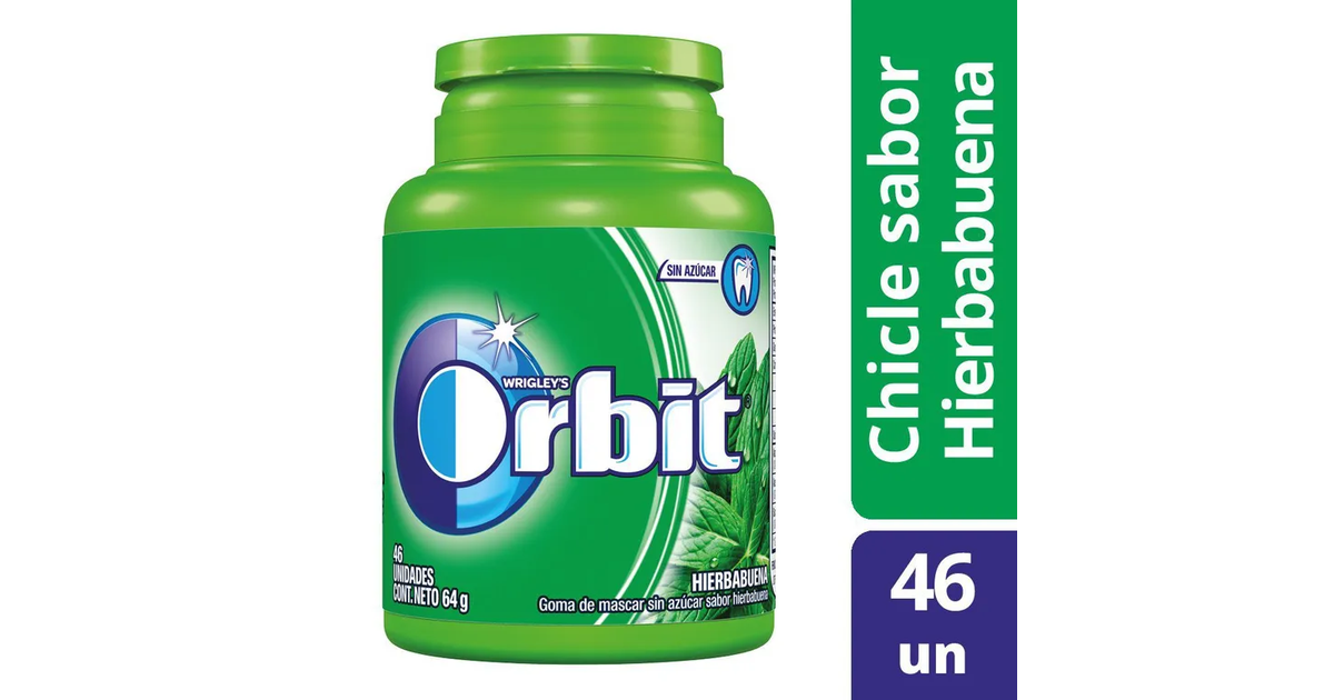 ORBIT Chicle Bot Spearmint (67 g.) | SoloTodo.cl