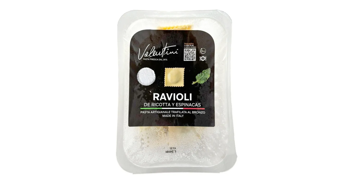 VALENTINI Pasta Ravioli Ricotta y Espinaca (250 g.) | SoloTodo.cl