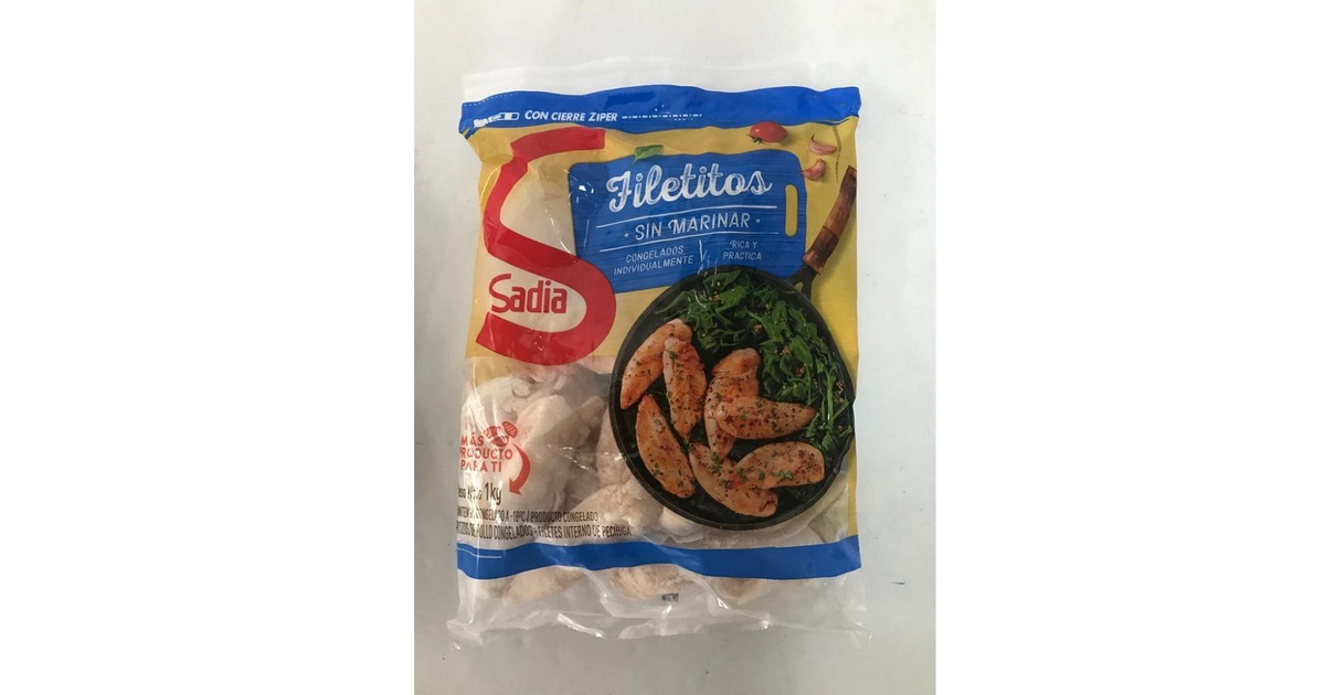 Sadia Filetitos de pollo congelado bolsa (1000 g.) | SoloTodo.cl