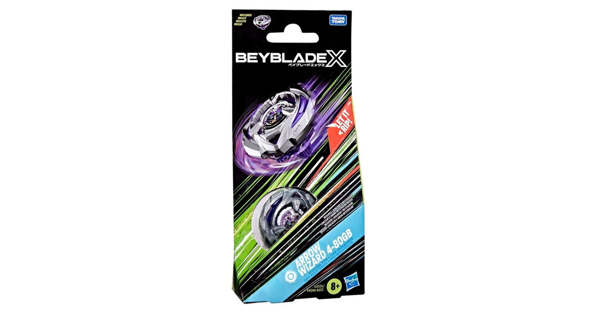 Beyblade X Booster Single Pack - Toupie Spinner Arrow Wizard 4-80O