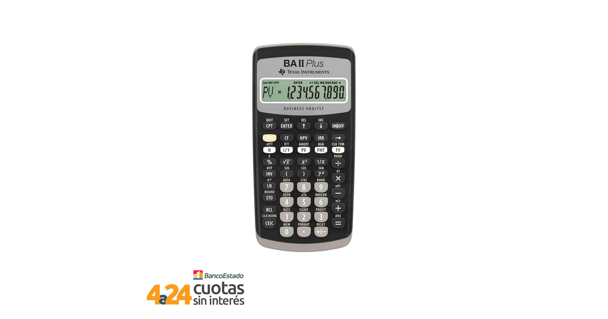 Texas Instruments BA II Plus | SoloTodo.cl
