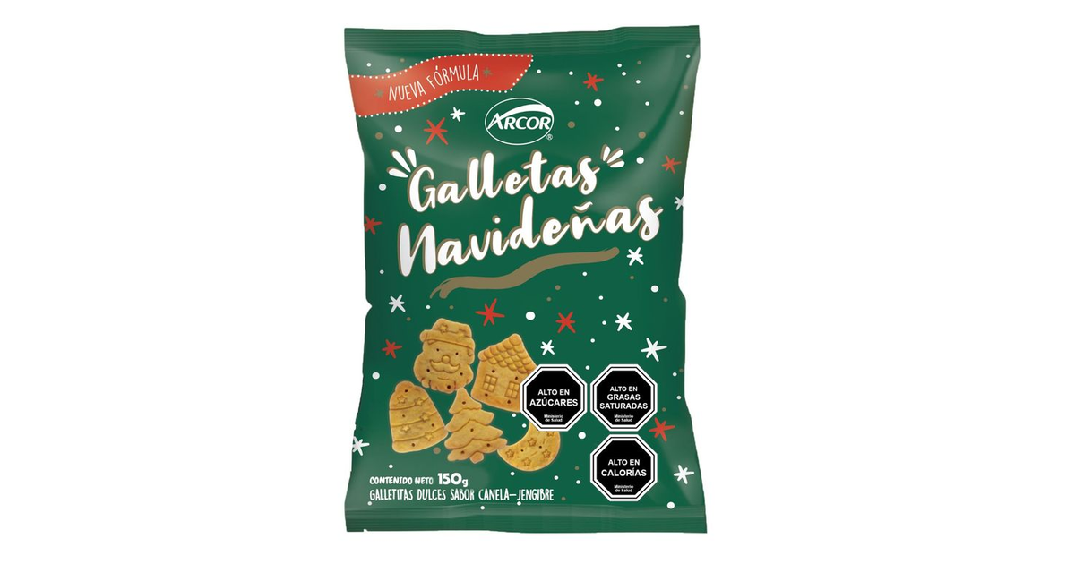 ARCOR Galletas de Navidad Sabor Canela y Jengibre (150 g.) | SoloTodo.cl