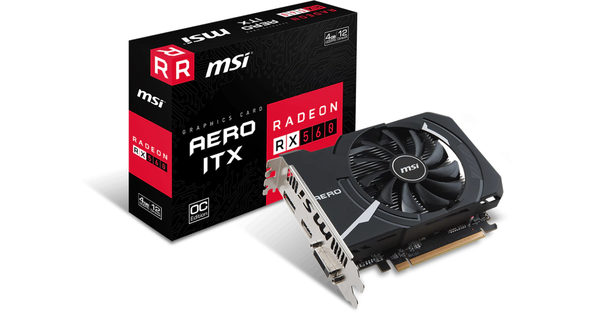 MSI Radeon RX 560 AERO ITX 4G OC [RX 560 AERO ITX 4G OC] | SoloTodo.cl