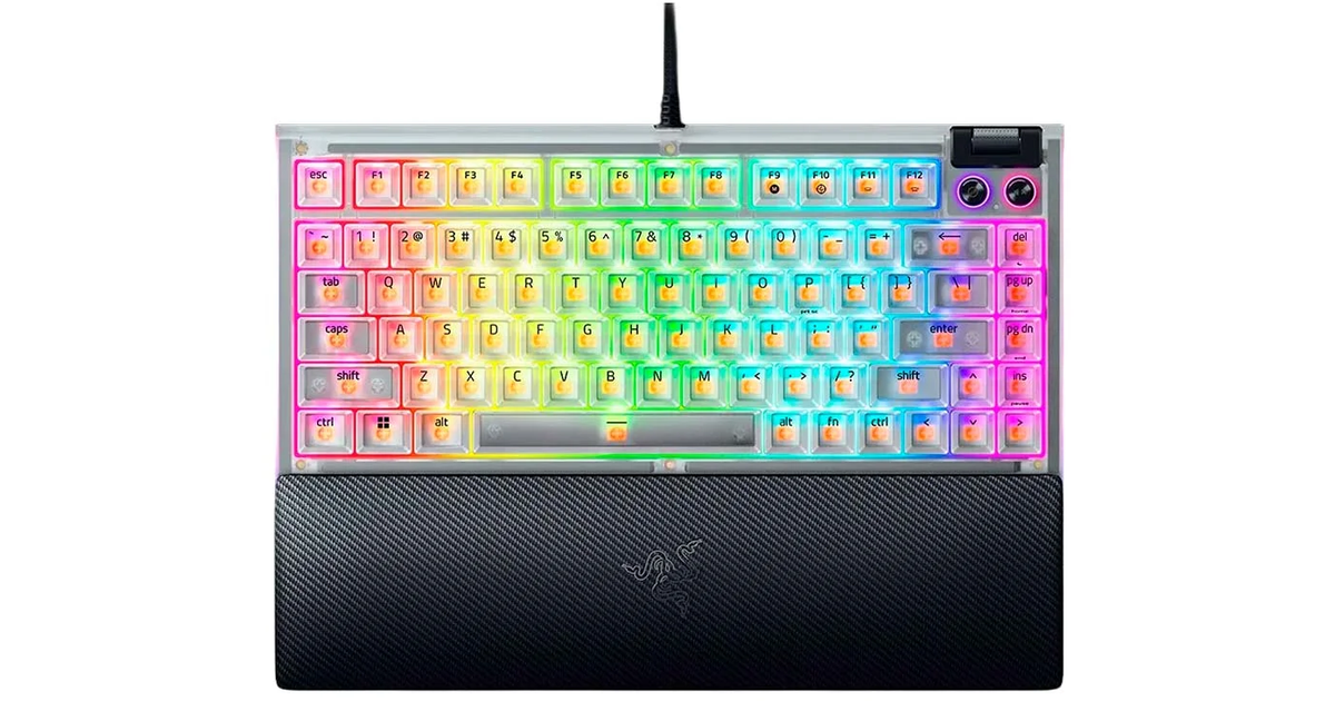 Razer BlackWidow V4 75% Phantom White (RZ03-05003600-R3U1) | SoloTodo.cl