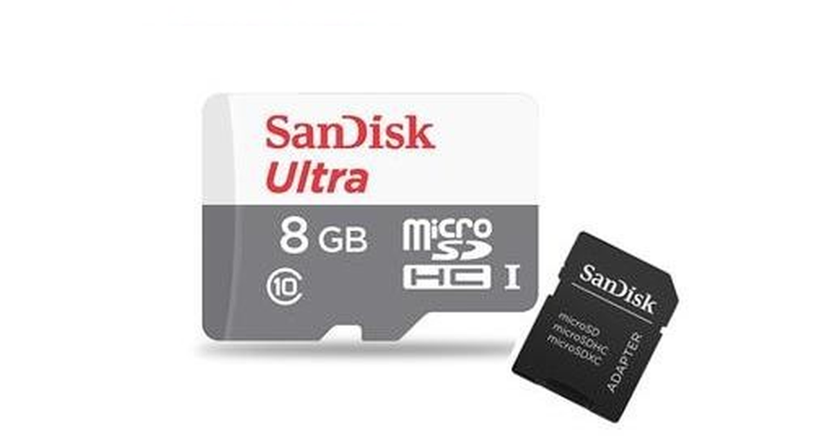 SanDisk Ultra microSDHC / microSDXC 8 GB Class 10 / UHS Class 1 (U1 ...