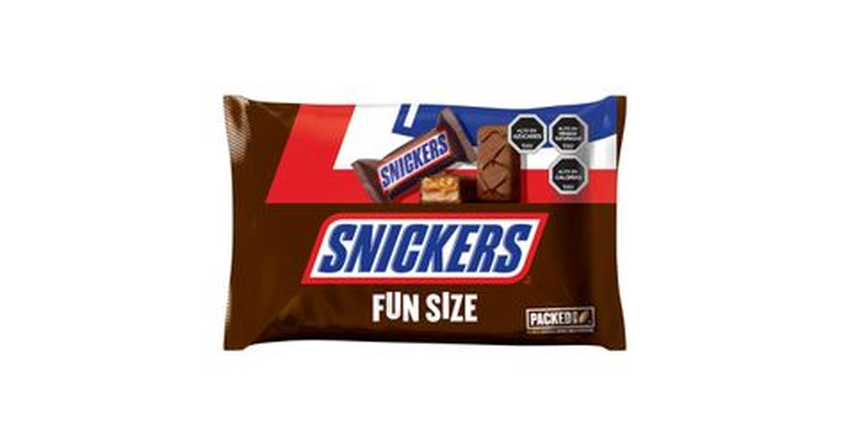 Snickers Chocolate de Leche Snicker Mini con Mani (12 un. / 300 g ...