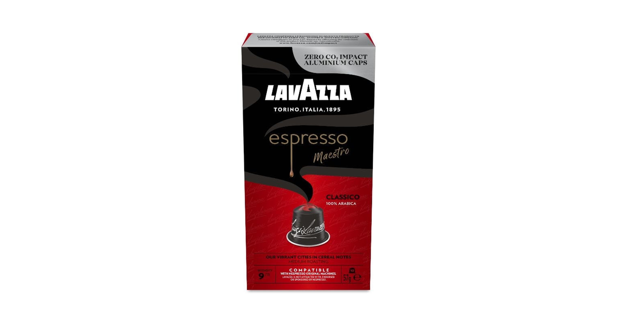 Lavazza Cápsula Espresso Classico Compatible con Nespresso (10 un. / 57 ...