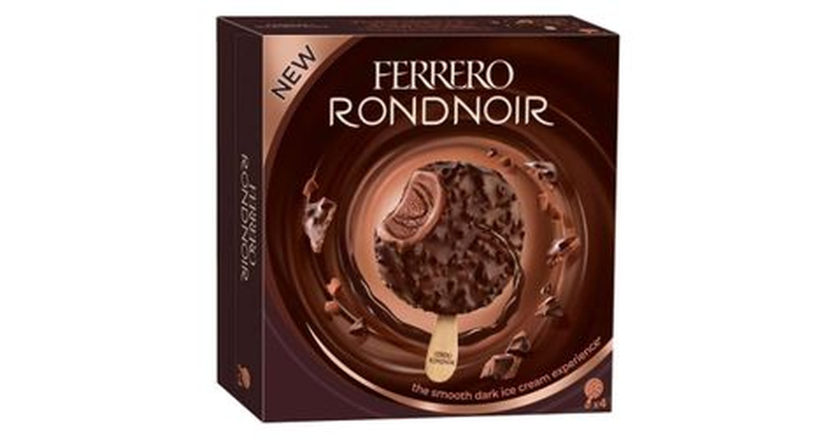 Ferrero Helado Ferrero Rondnoir Multipack (4 un. / 280 g.) | SoloTodo.cl