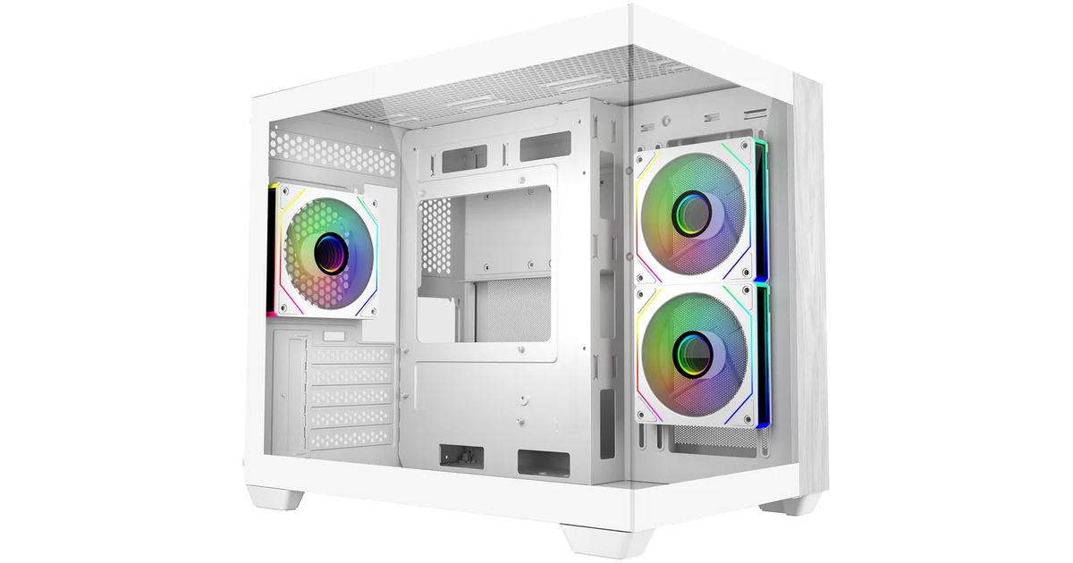 Cooler Master Elite 481 Wood - White (E481-WHNN-S00) | SoloTodo.cl
