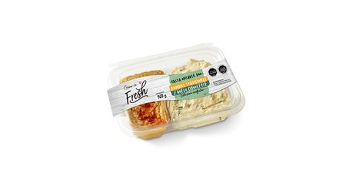 Cuisine & Co Mix Duo Hummus Tradicional/Queso Ciboulette C&C (360 g ...