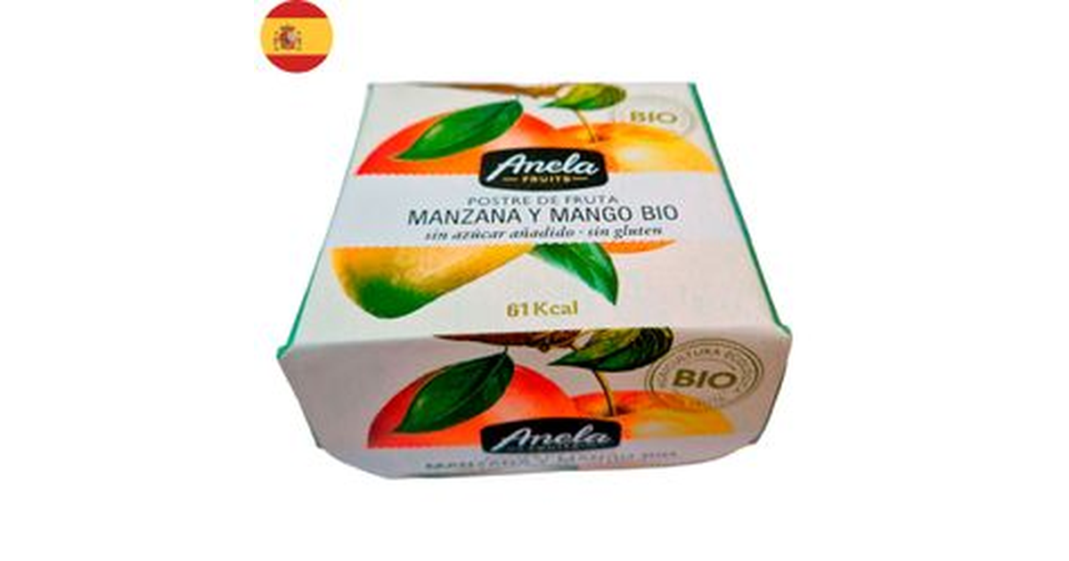Bio Anela Postre Manzana Mango (2 un. / 200 g.) | SoloTodo.cl