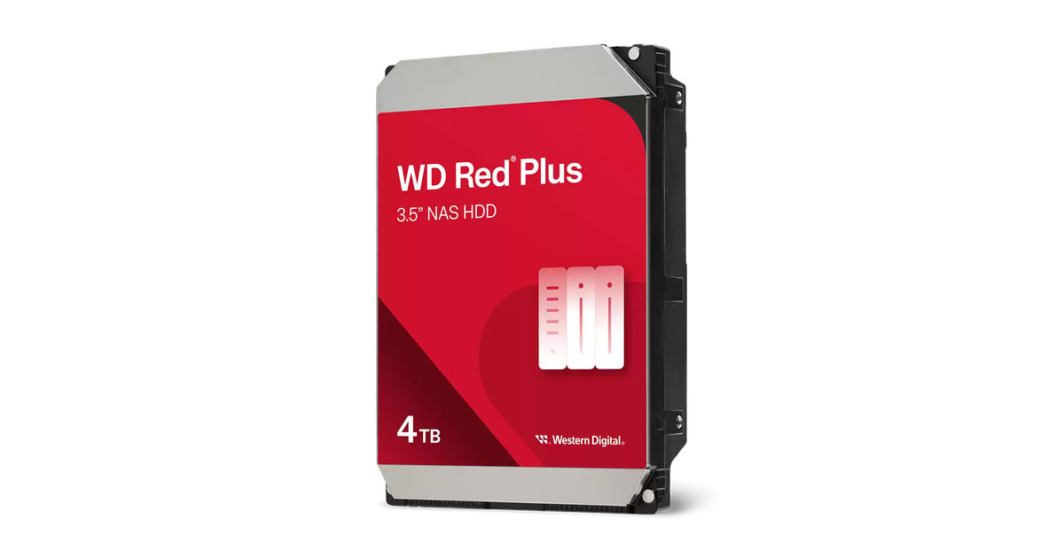 【新品未開封】WD40EFZZ HDD / 4TB /WD Red Plus Western Digital Red Plus 4 TB (WD40EFZZ) | SoloTodo.cl