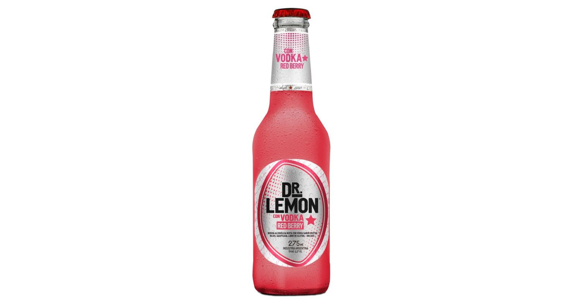 Dr Lemon Cóctel con Vodka Red Berry Botella 275 ml (275 mL.) | SoloTodo.cl