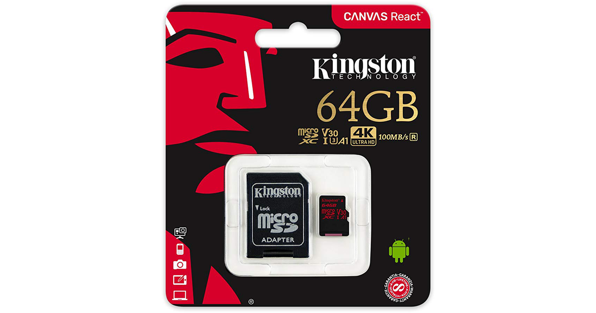 Kingston Canvas Select Plus SDCS2/256GB Scheda microSD Classe 10 con