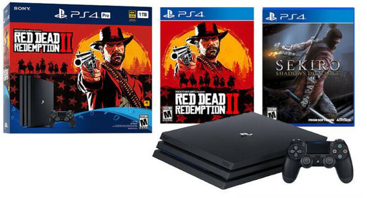 Haciendo presidente Elocuente Sony PS4 Pro 1 TB + Red Dead Redemption II + Sekiro: Shadows Die Twice |  SoloTodo