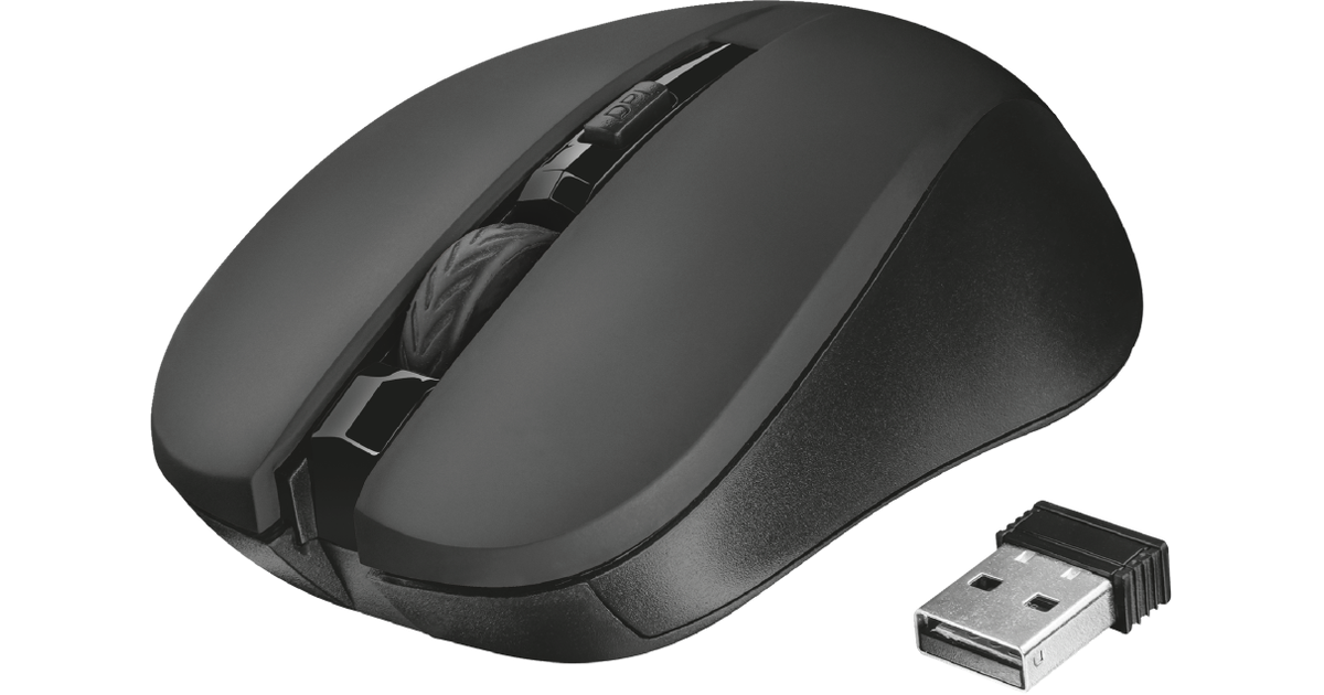 Trust Mydo Silent Click Wireless Mouse - Black (21869) | SoloTodo.cl