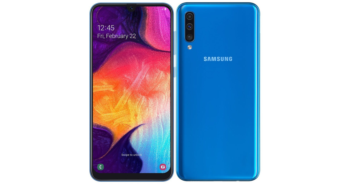 Samsung Galaxy A50 (A505 / 128 GB / 4 GB / Coral Blue) | SoloTodo.cl