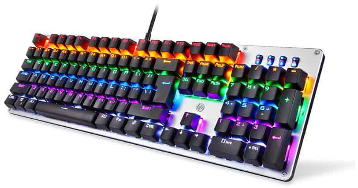 HP GK100 Gaming Keyboard - Silver | SoloTodo.cl
