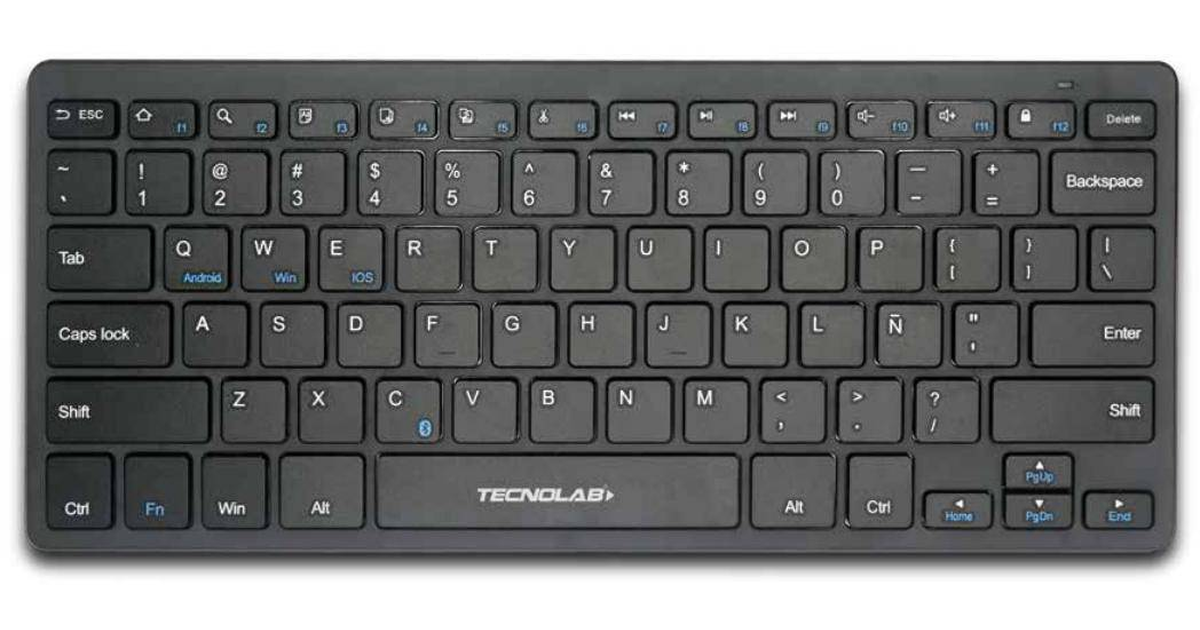 TECNOLAB Keyboard Slim Wireless BT | SoloTodo.cl