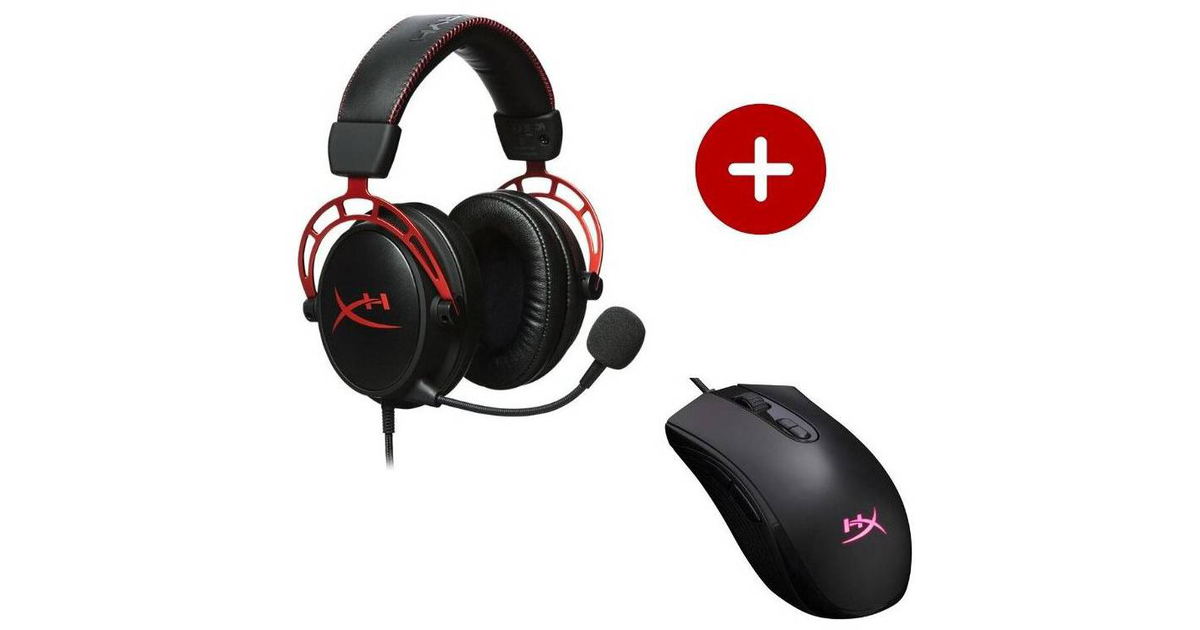 HyperX Cloud Alpha + Mouse Pulsefire Core | SoloTodo.cl
