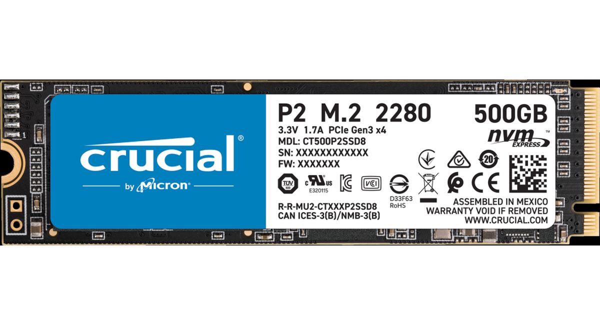 ○Crucial P2 SSD 500GB CT500P2SSD8JP２個セットの+radiokameleon ...