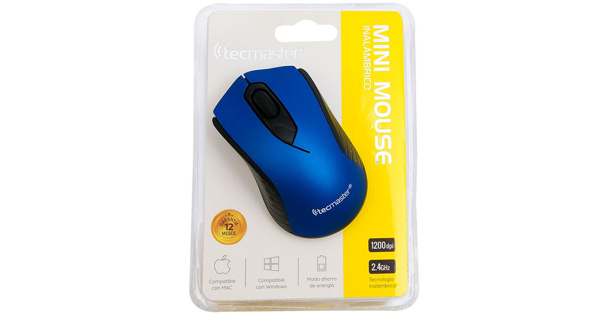 Tecmaster Mini Mouse - Azul (TM-100503-BL) | SoloTodo.cl