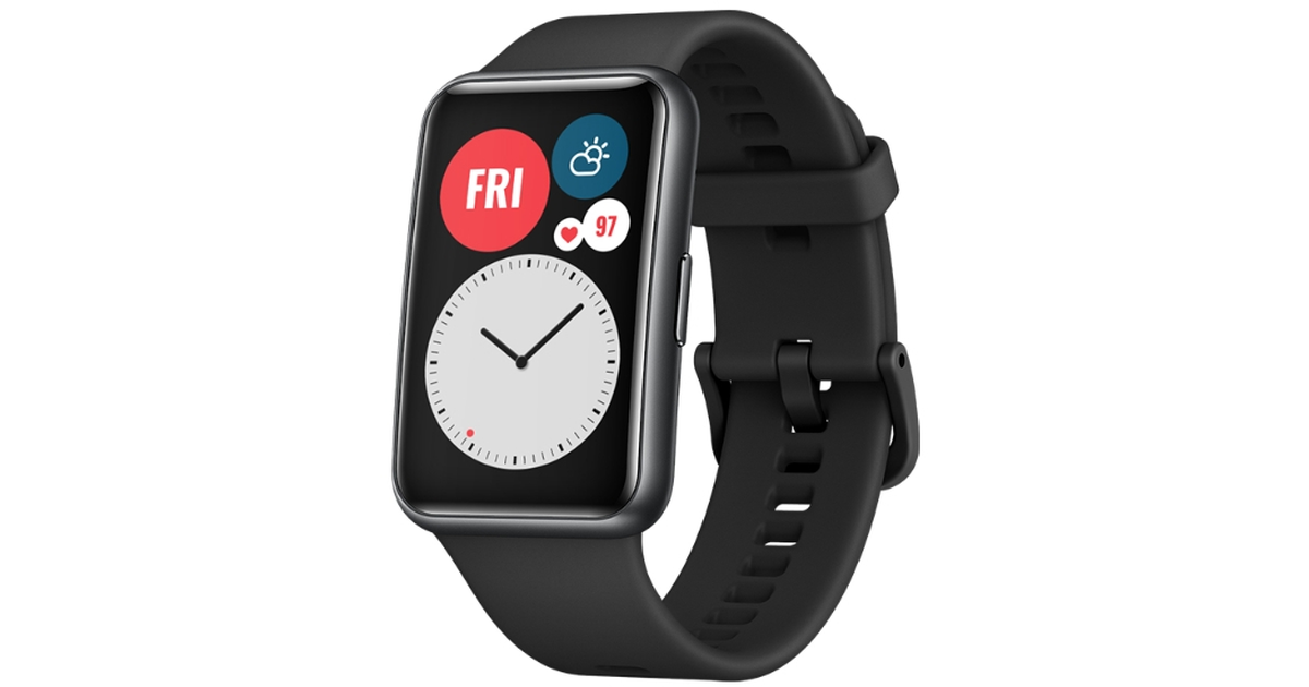 腕時計(デジタル) HUAWEI WATCH FIT Graphite Black Huawei Watch Fit - Graphite Black | SoloTodo.cl