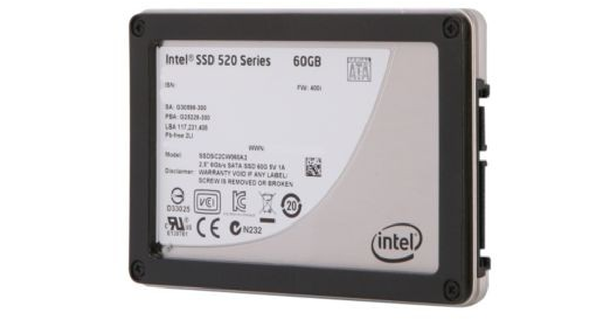 Intel 520 60 GB (SSDSC2CW060A310) | SoloTodo.cl