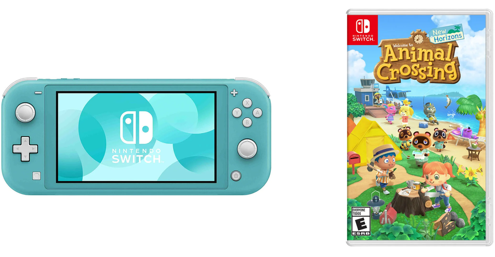 Contestar el teléfono Soltero Actriz Nintendo Switch Lite Turquoise + Animal Crossing: New Horizons - SoloTodo