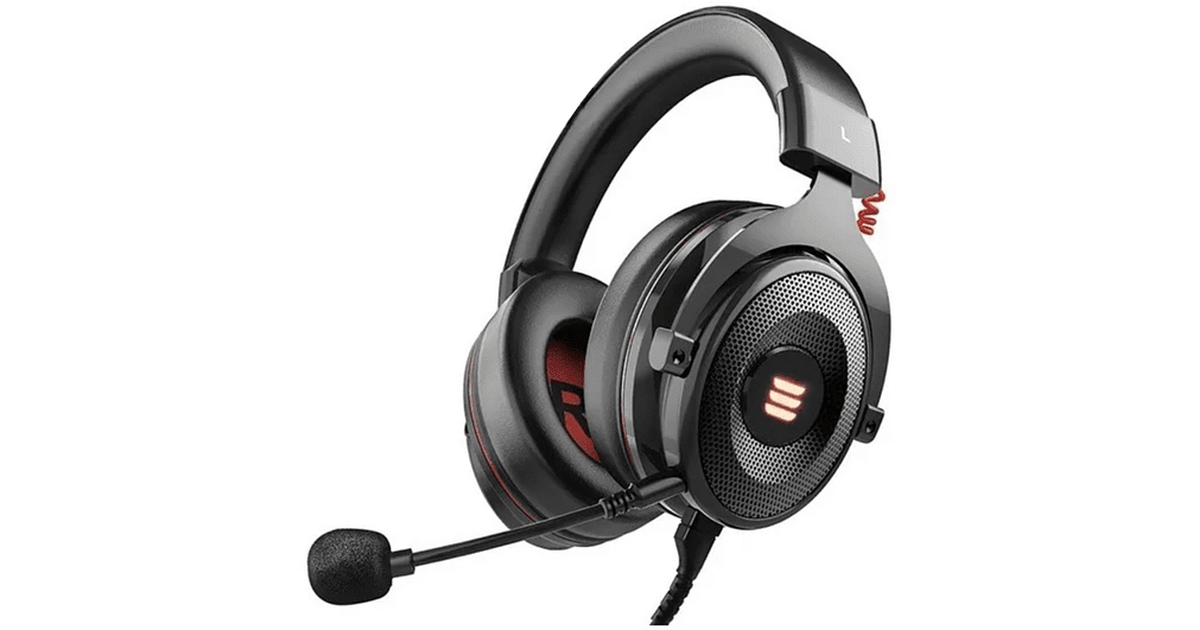 EKSA E900 Pro 7.1 Virtual Surround Sound Gaming Headset (Rojo ...
